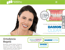Tablet Screenshot of andresperdomoortodoncia.com